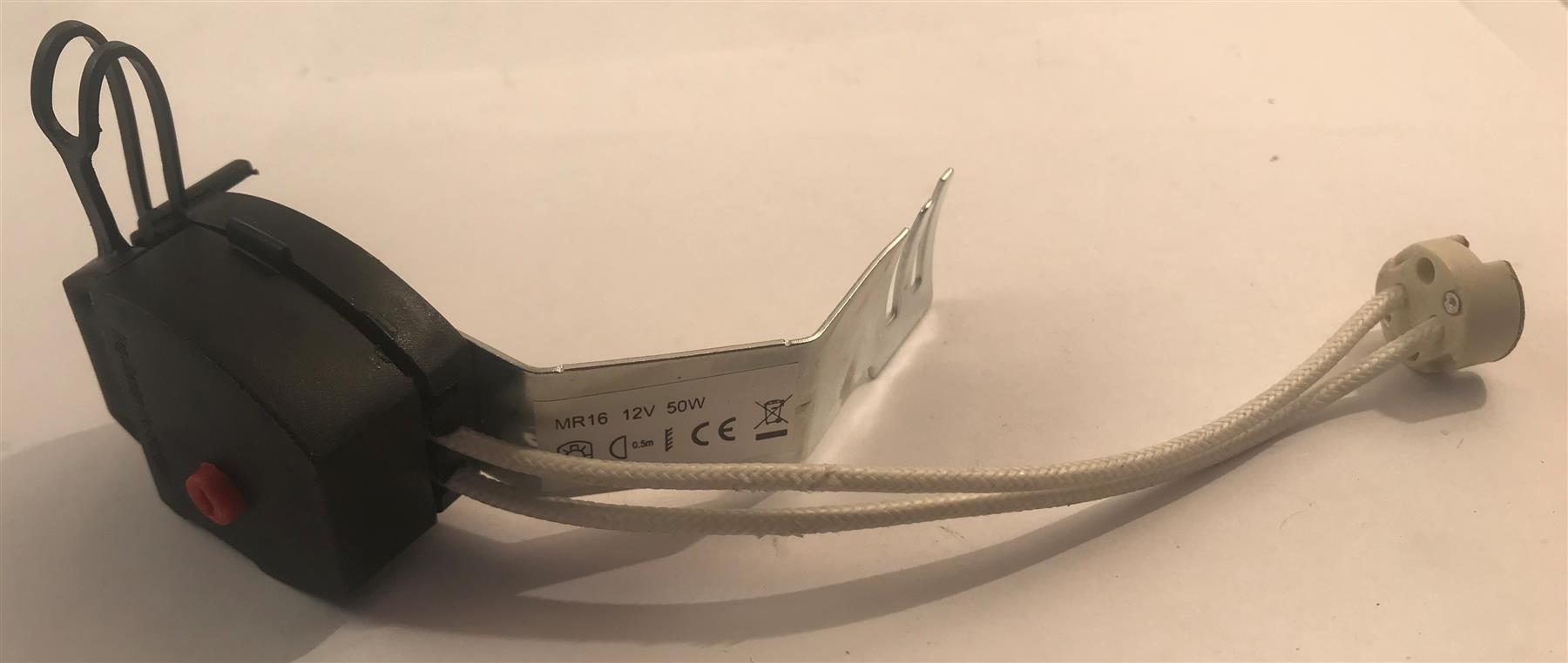 MR16 12V 50W Lamp Holder Bracket and Terminal Box