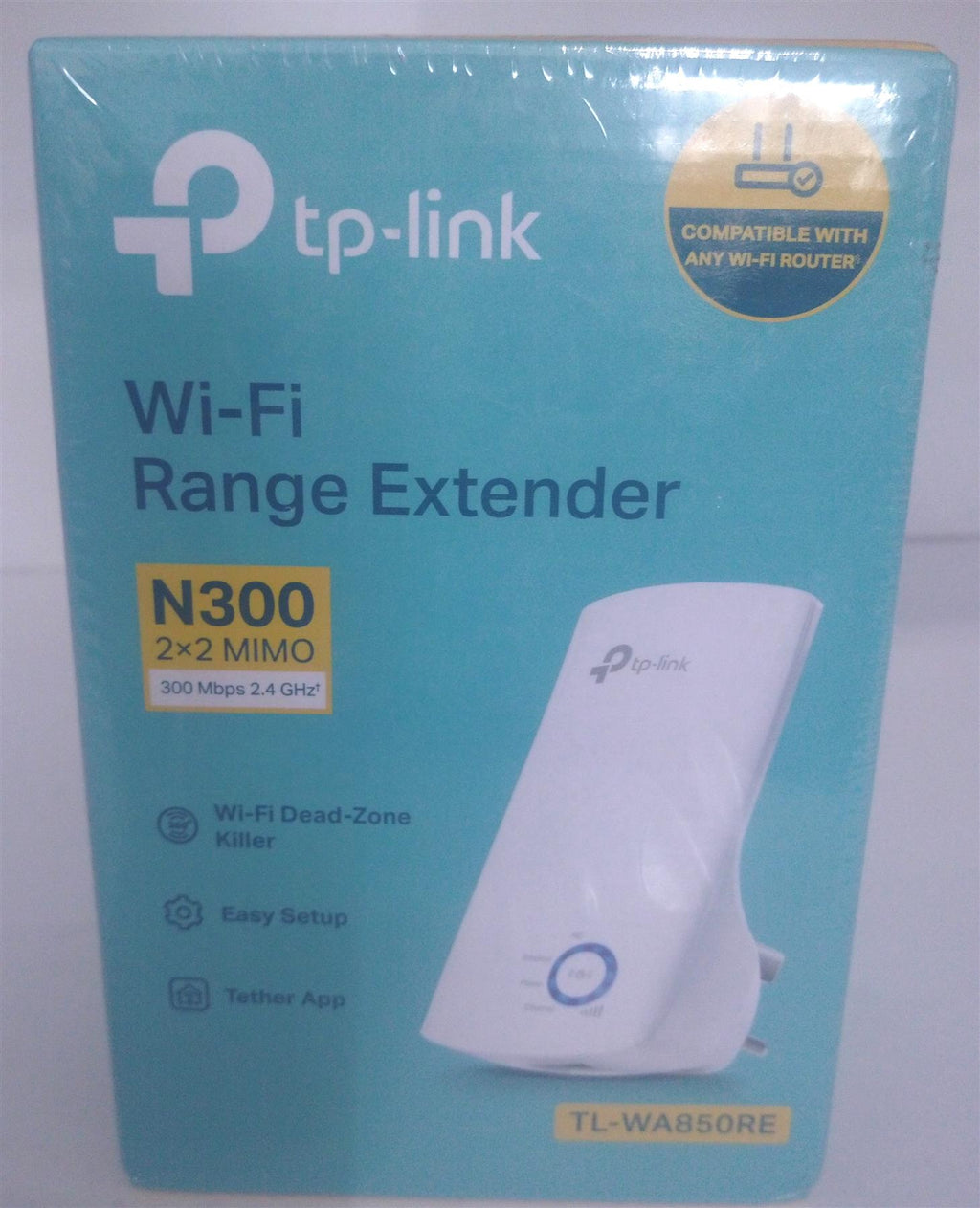 TP-LINK TL-WA850RE 300Mbps Wi-Fi Range Extender White WiFi Extensions plug