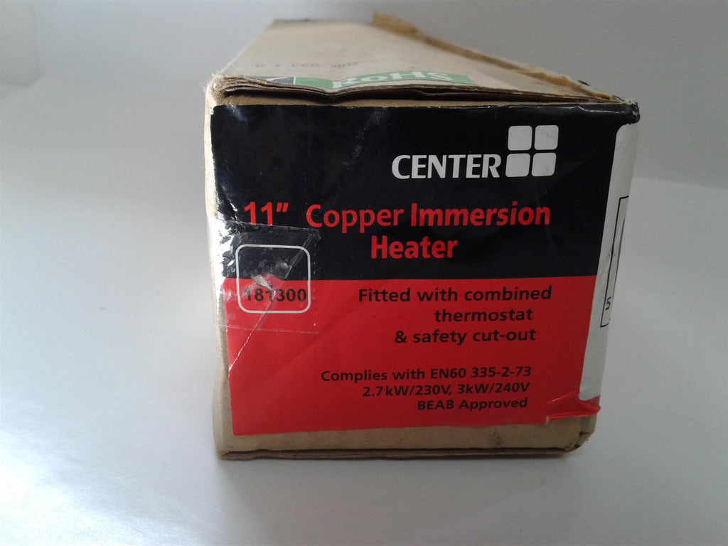 NEW Center Copper Immersion Heater 11" 181300