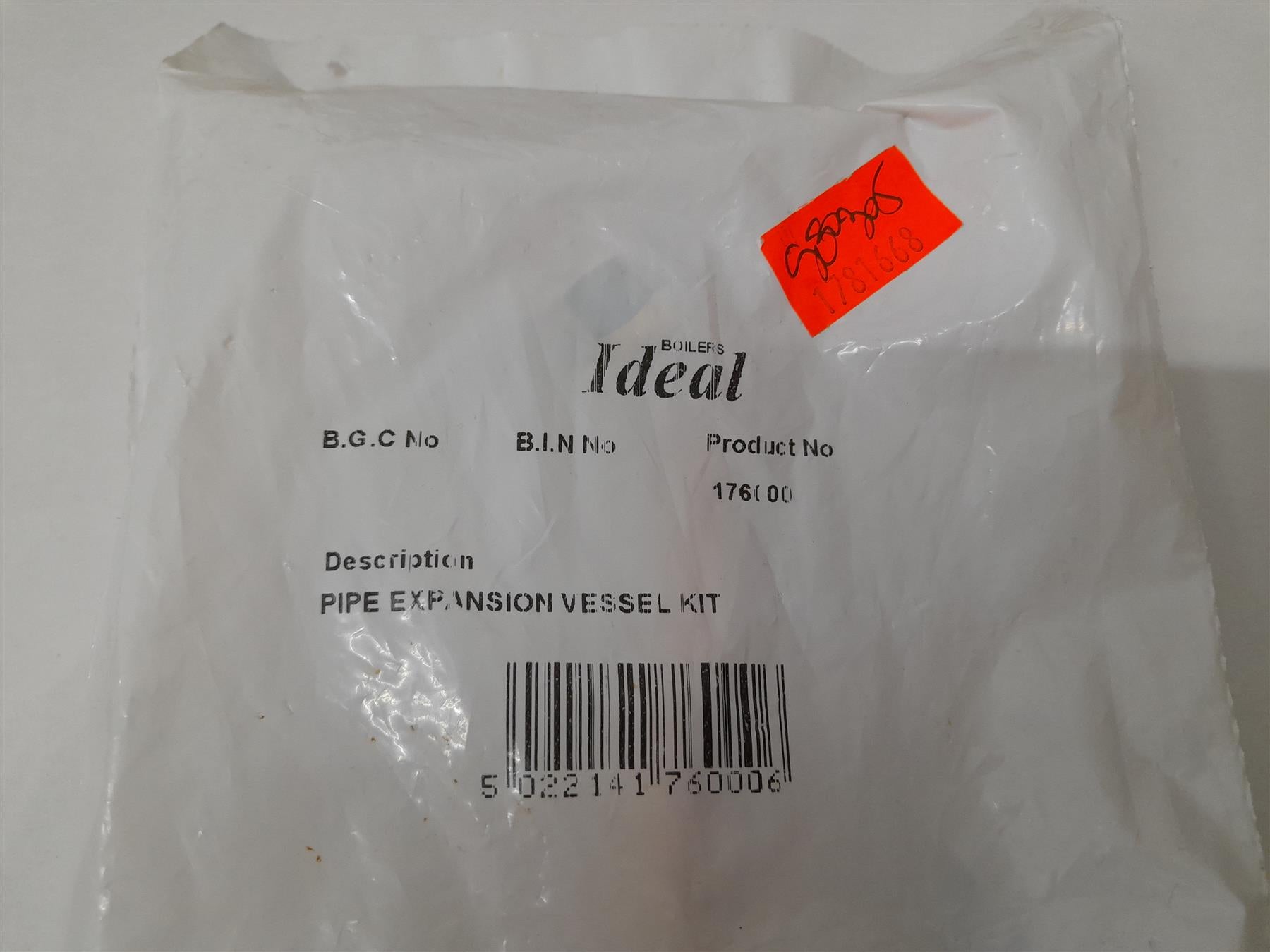 IDEAL 176000 PIPE EXPANSION VESSEL KIT