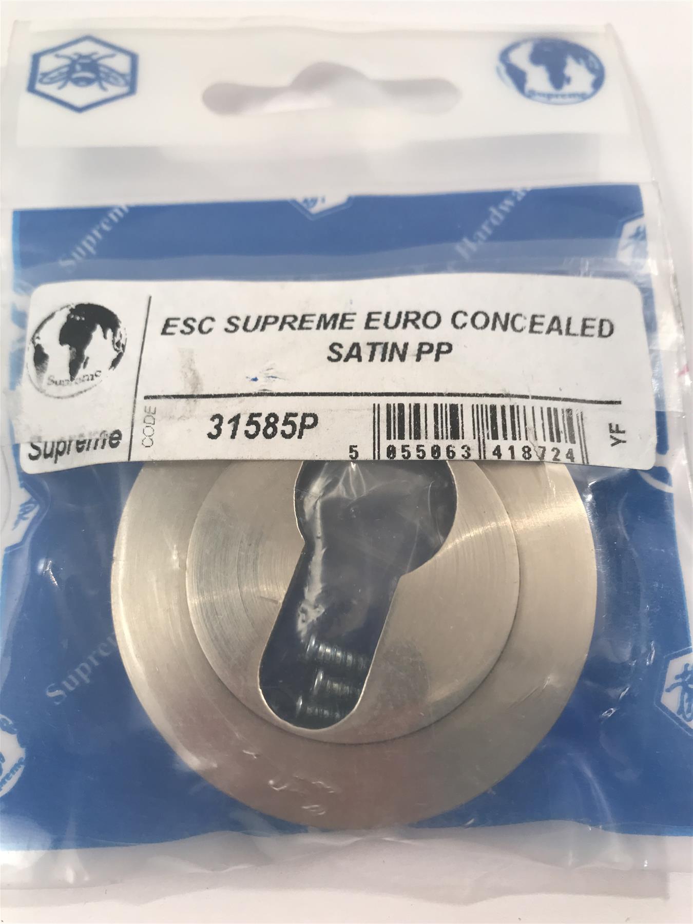 ESC Supreme Euro Concealed Satin pp 31585p