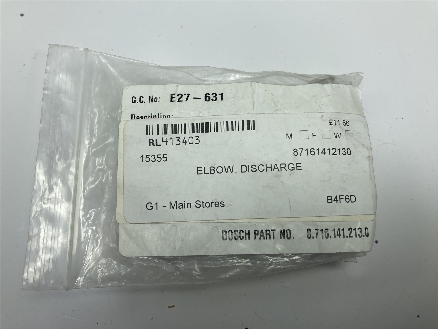 Worcester 87161412130 DISCHARGE ELBOW