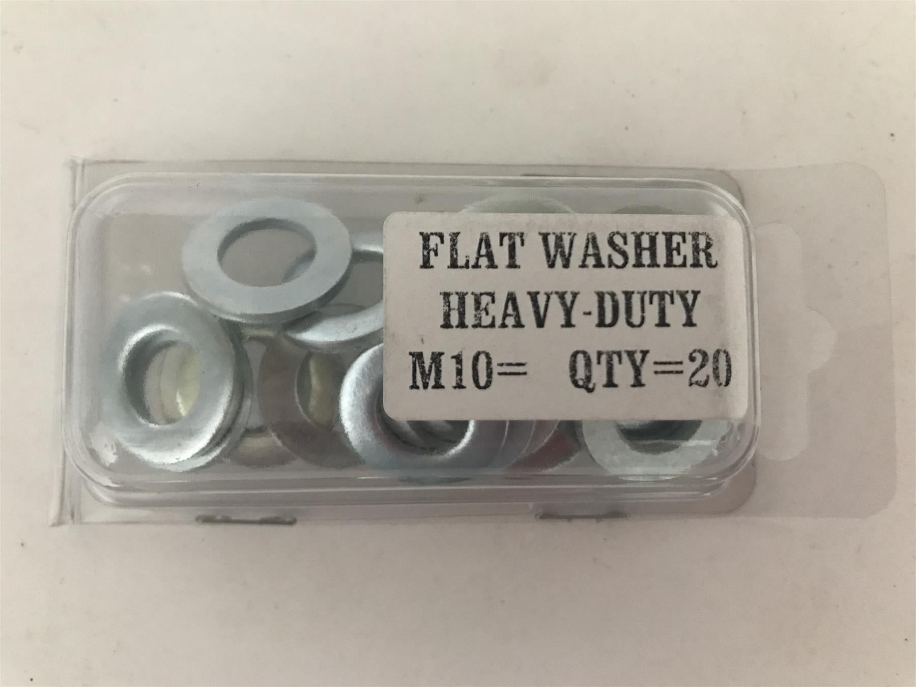 M10 Flat Washer Heavy Duty (Pack 20)