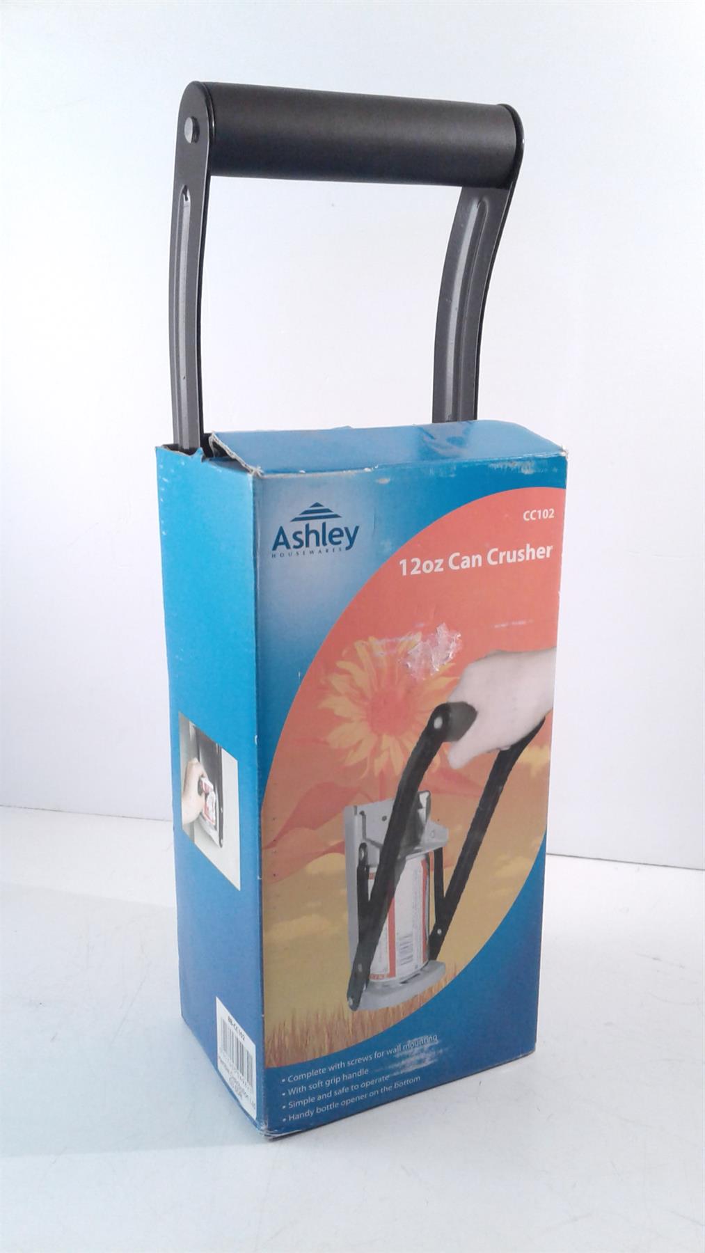 12OZ LARGE BEER TIN CAN CRUSHER WALL MOUNTED RECYCLING TOOL BOTTLE OPENER 500ML