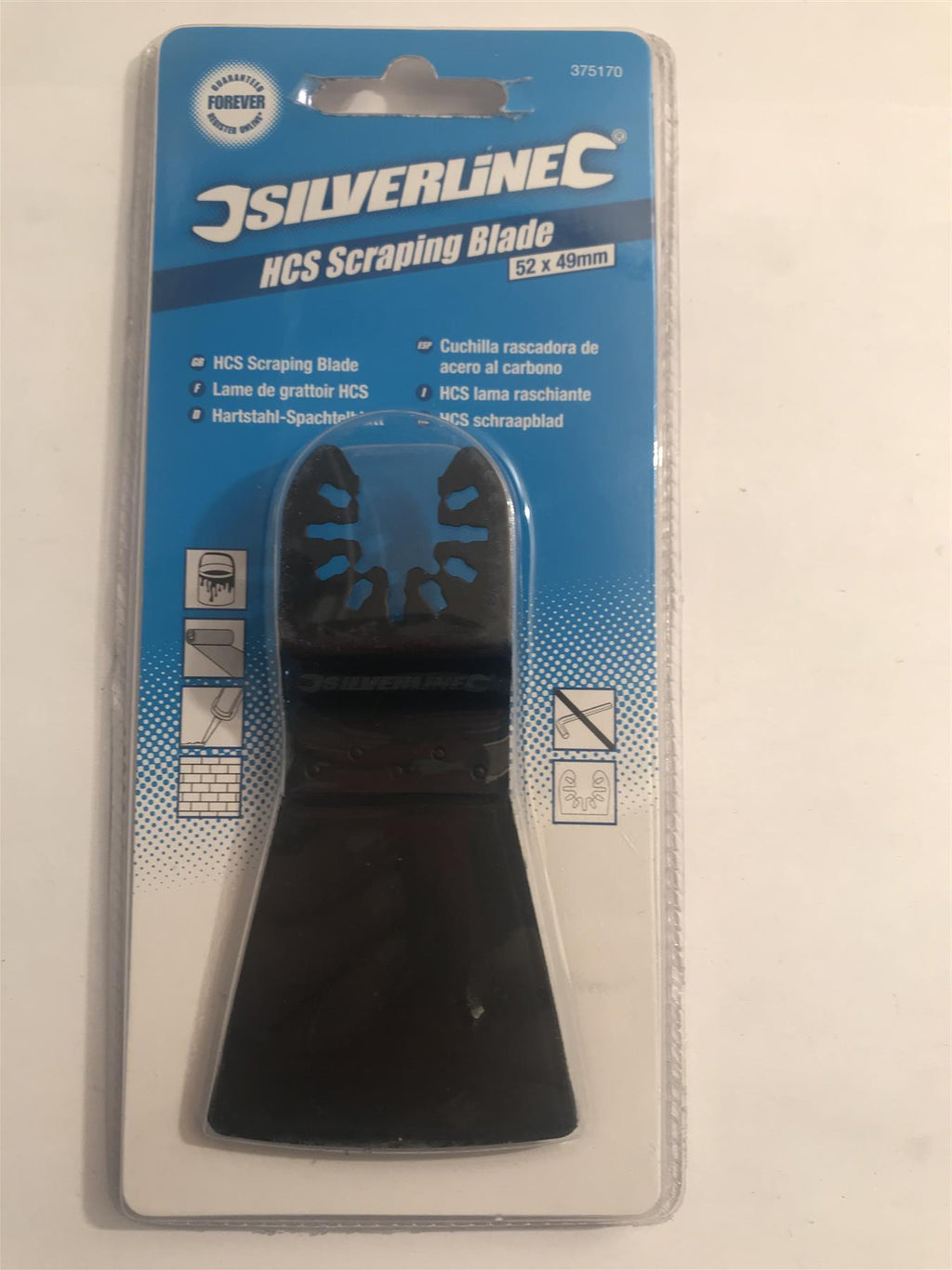 Silverline HCS Scraping Blade 52 x 49mm  375170