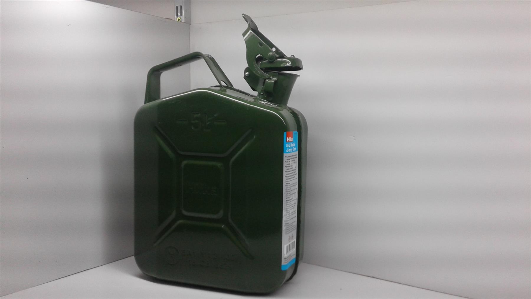 5LTR JERRY CAN FOR PETROL DIESEL OIL FUEL WATER  84705005