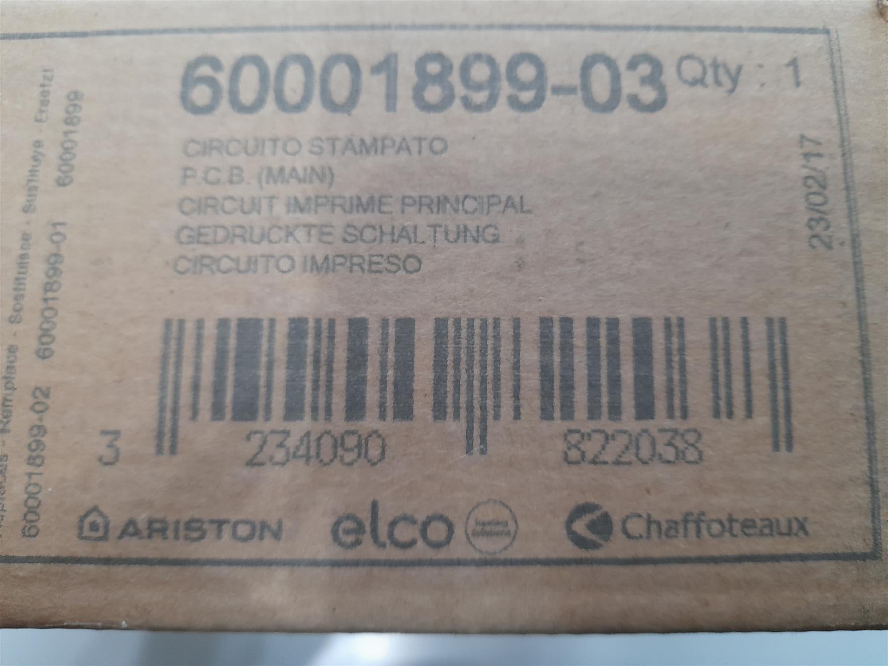 Ariston 60001899-03 Main PCB