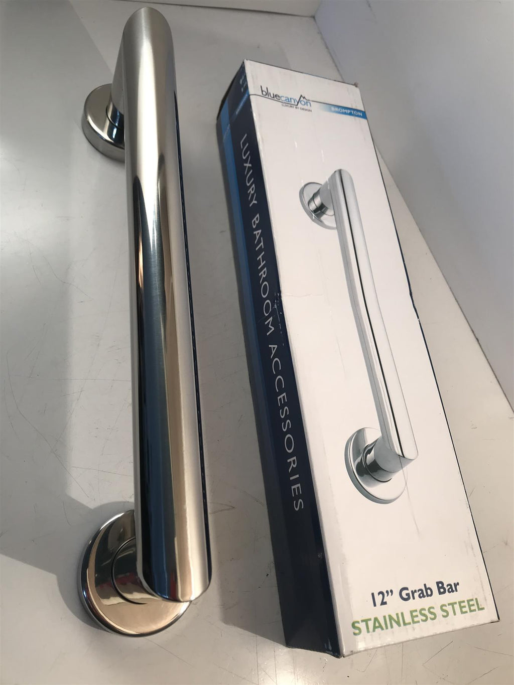 Blue Canyon Brompton 12" Stainless Steel Grab Bar
