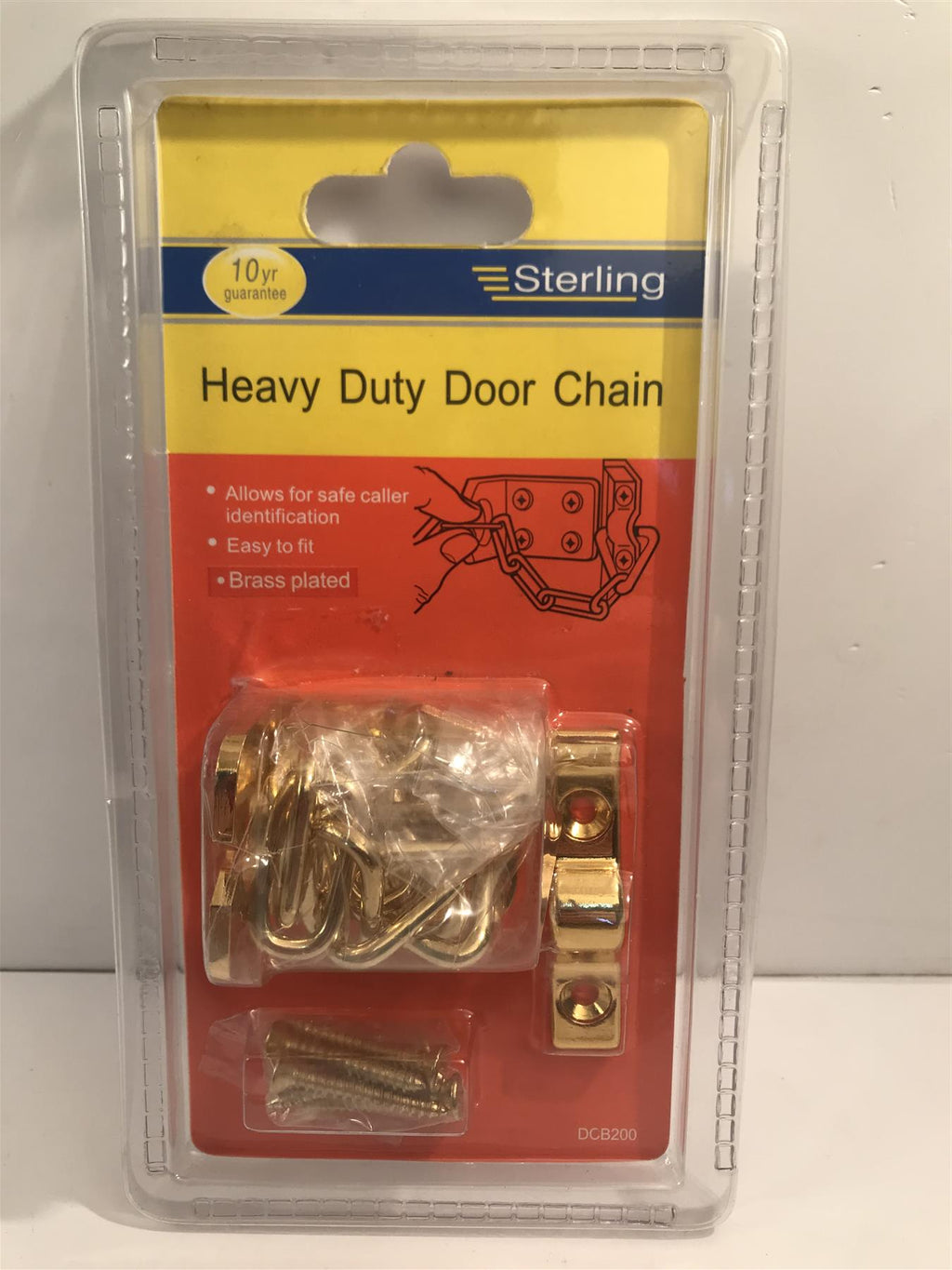 Sterling DCB200 Heavy Duty Door Chain Brass Plated