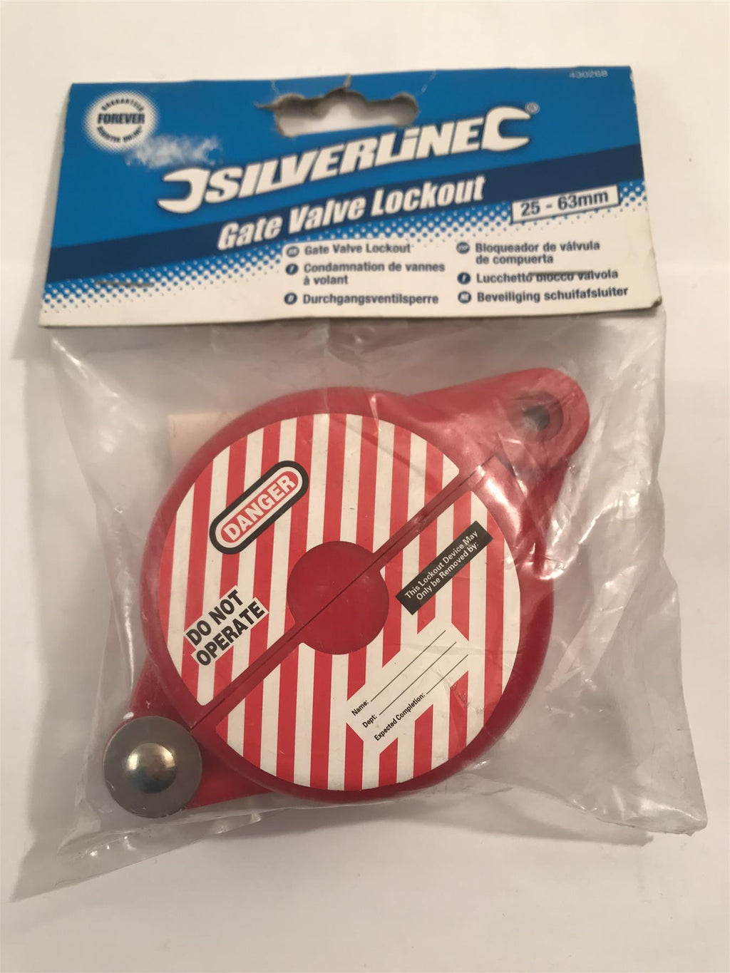 Silverline Fate Valve Lockout  25 - 63mm  430268
