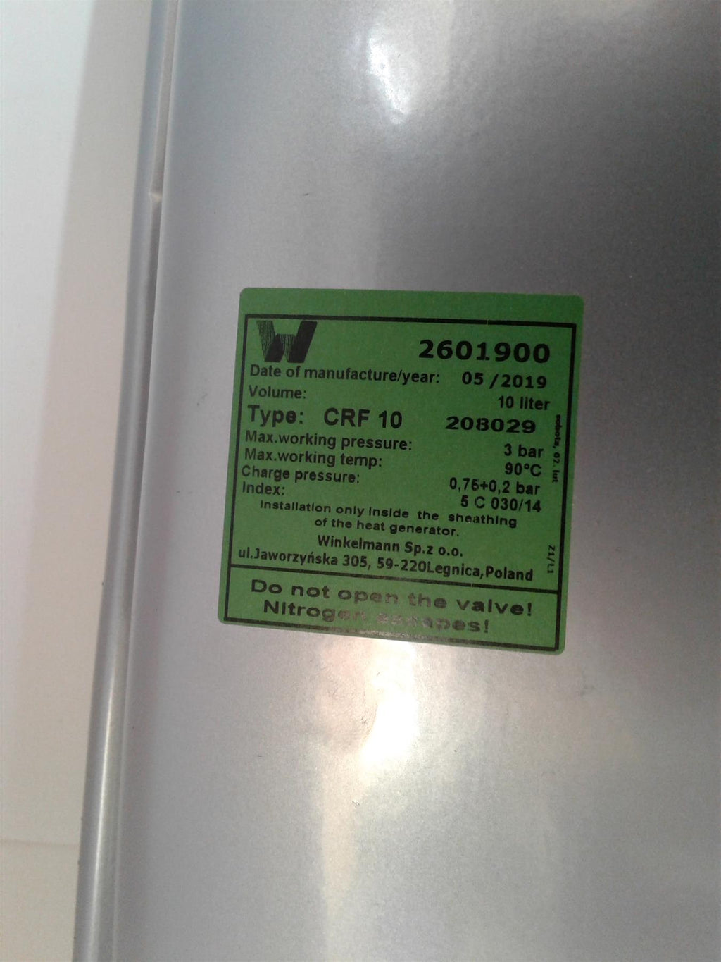 NEW IDEAL 176865 EXPANSION VESSEL KIT