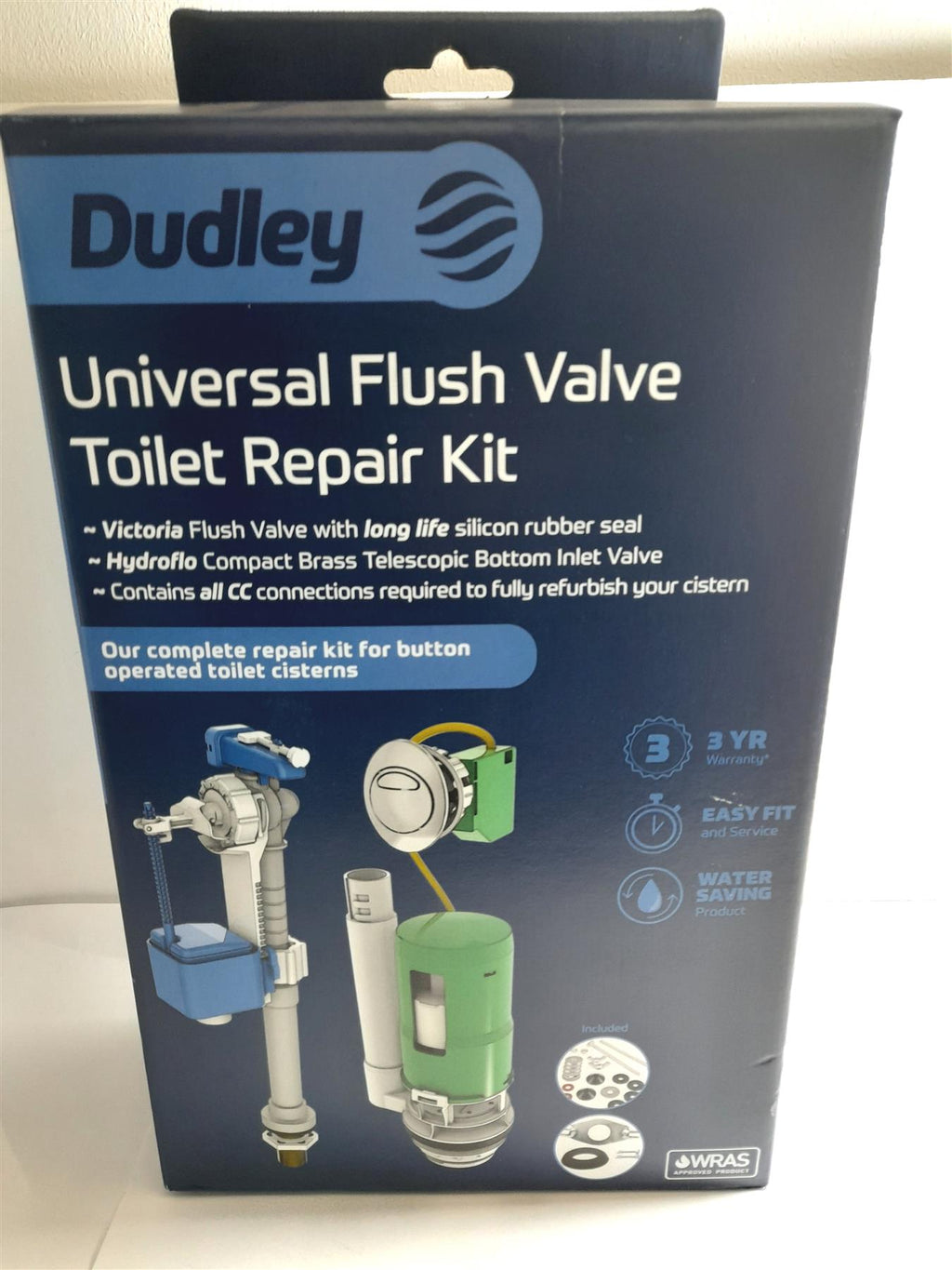 Dudley Universal Flush Valve Button Operated Toilet Cistern Repair Kit 372686