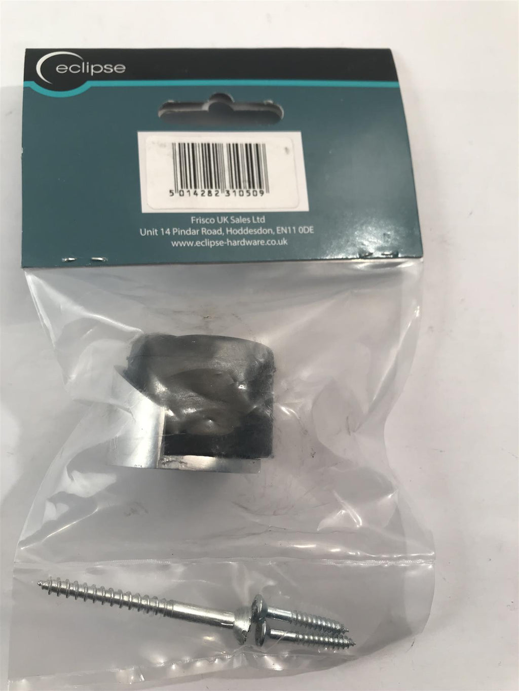 Eclipse Shielded Door Stop Satin Chrome 38mm  J31050