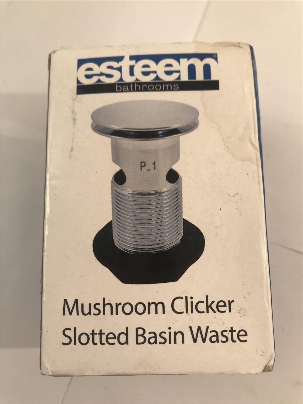 Esteem 1 1/4" Mushroom Clicker Slotted Basin Waste