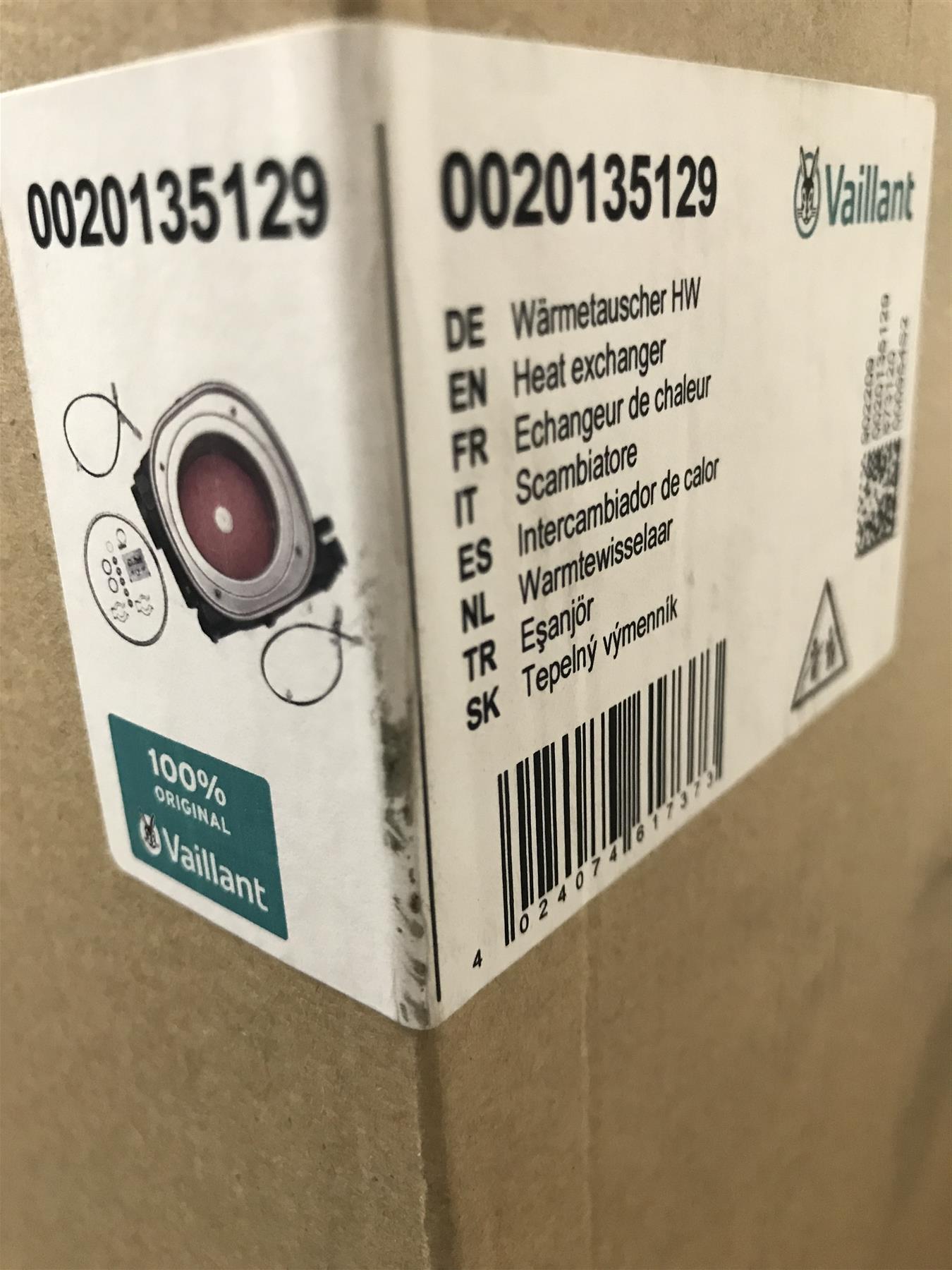 Vaillant 0020135129 Heat Exchanger ecoTEC VU VUW BNIB New