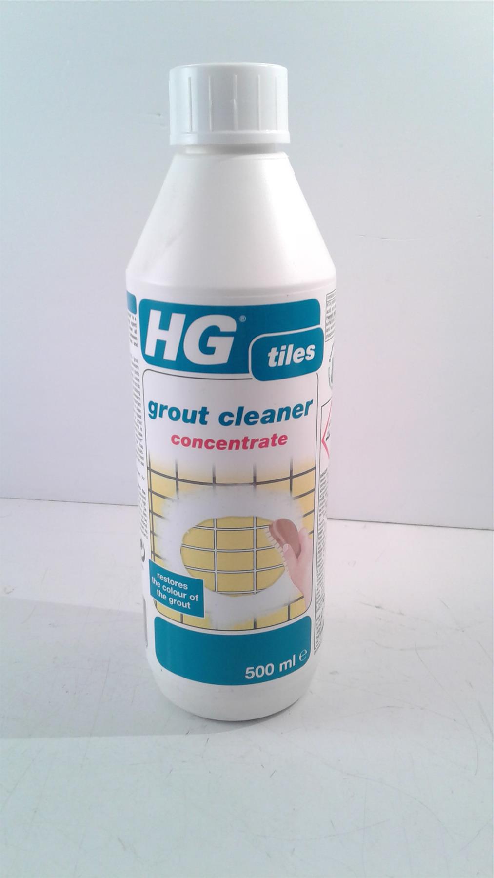 HG Grout Cleaner Concentrate 500ml restores colour of the grout