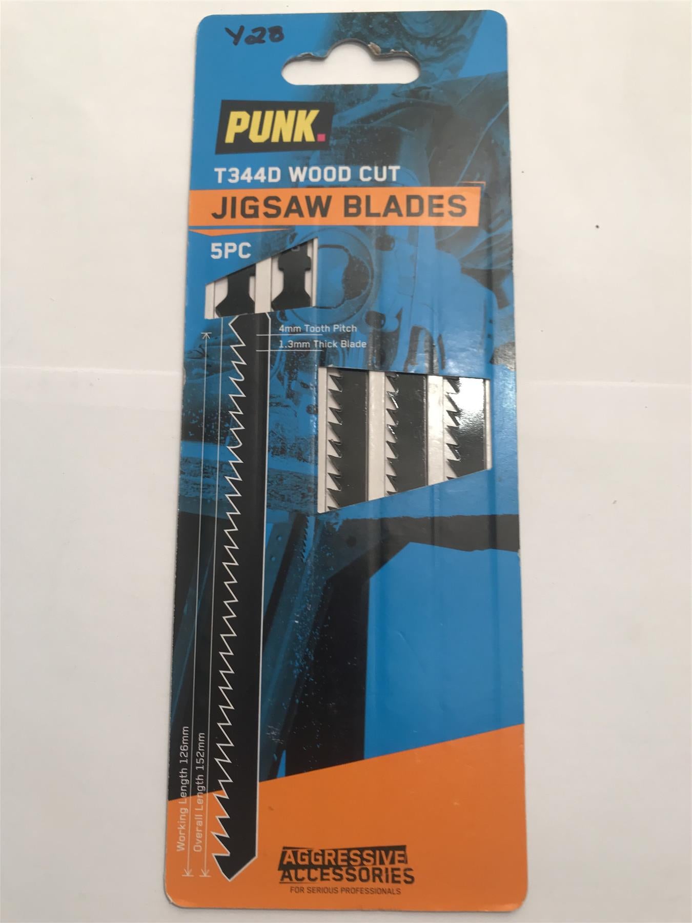 Punk 5pc Jigsaw Blades T344D Wood Cut 267341