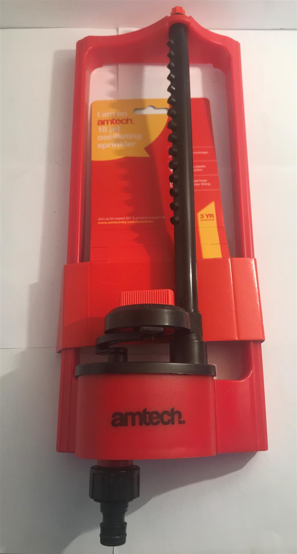 Amtech 15 Jet Oscillating Sprinkler Approx. Coverage 15m²  U2395